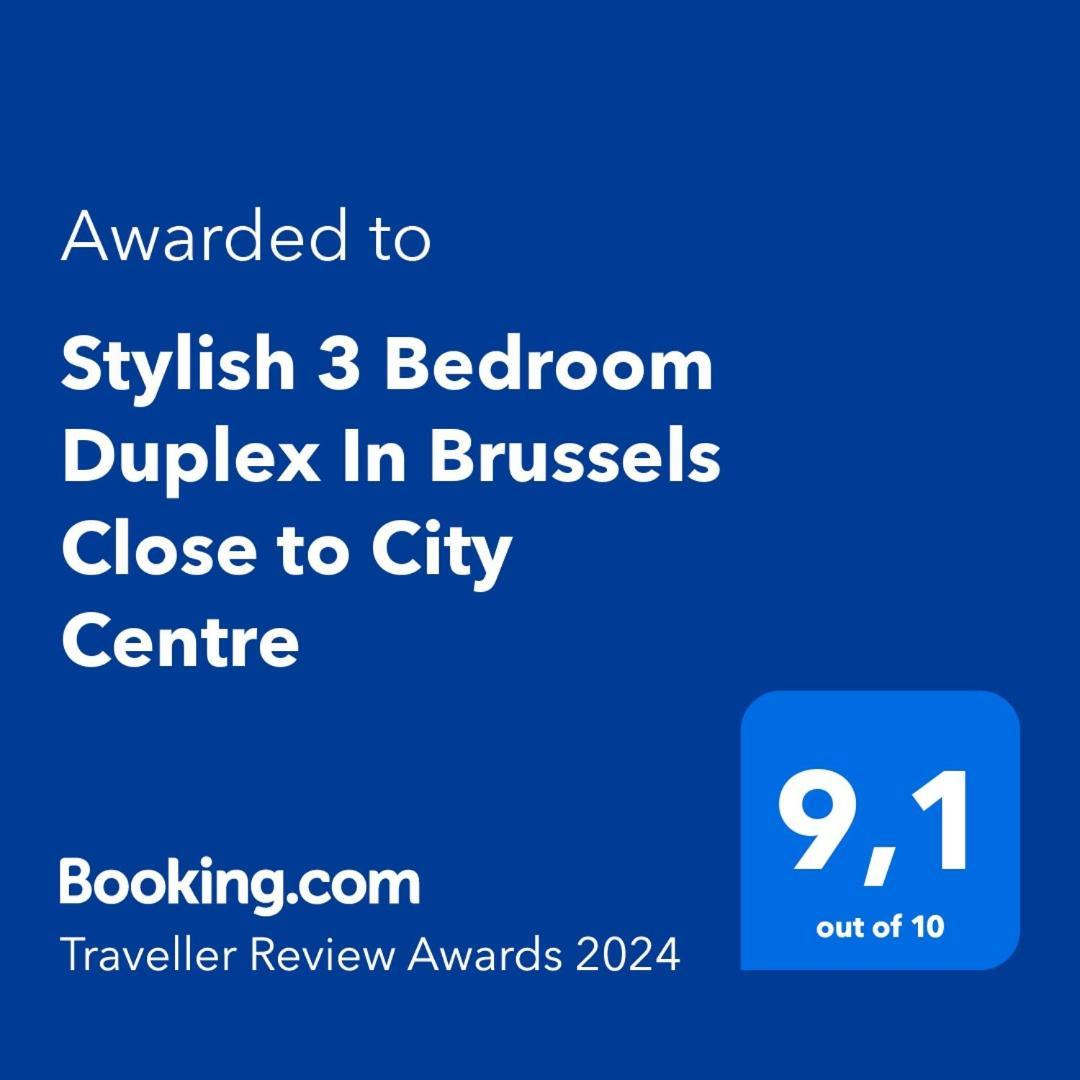 Superb 3 Bedroom & 3 Bathroom Duplex In Brussels City Centre Eksteriør billede